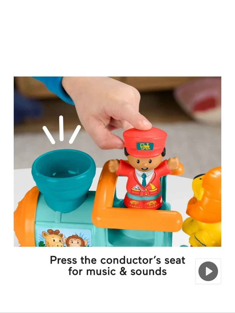 Fisher-Price Little People Wildlife Train & Trek Toddler Set